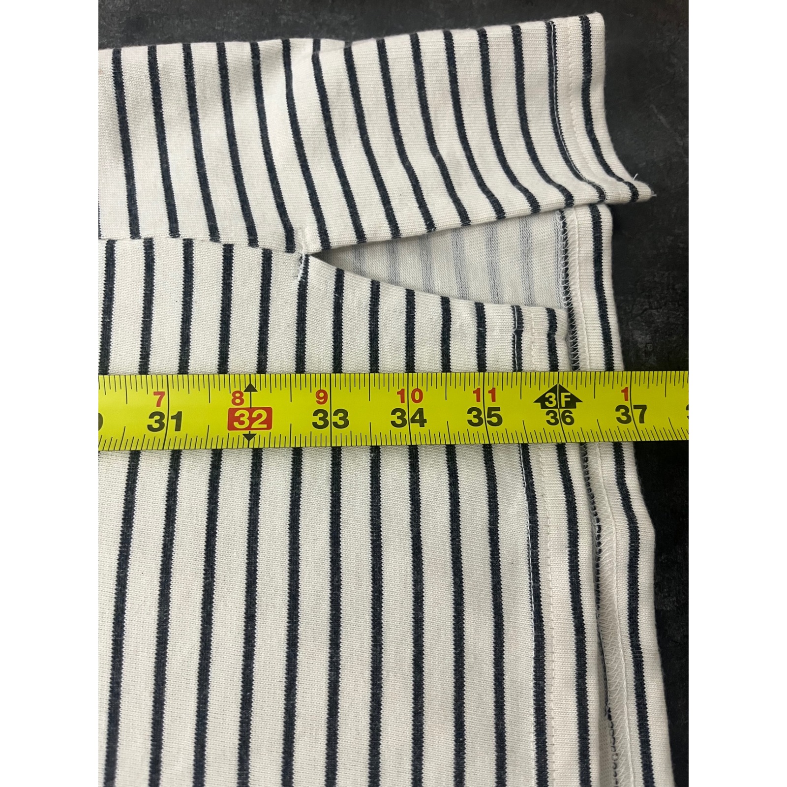 Buffalo David Bitton T-Shirt Dress Medium Stripe Nwt Slit Hem Preppy Nautical — image 4 of 7